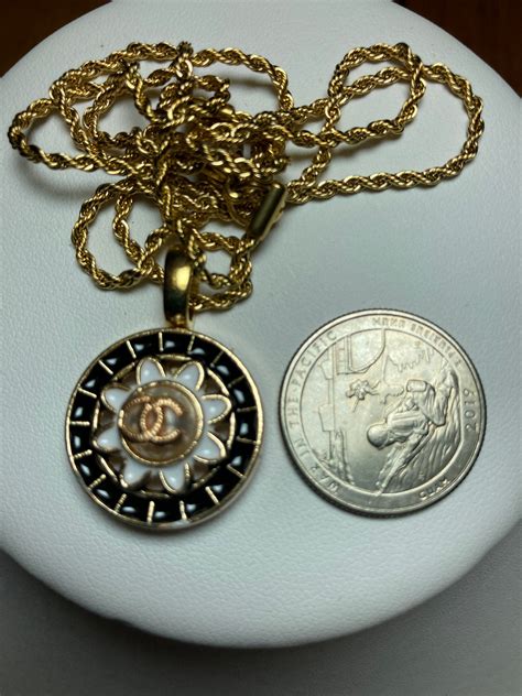 jewelry with chanel buttons|Chanel repurposed jewelry.